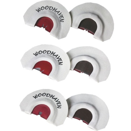 WOODHAVEN CUSTOM CALLS THE RED ZONE 3-PACK MOUTH CALLS