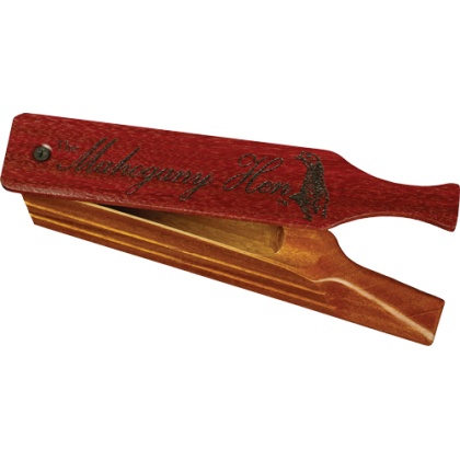 WOODHAVEN CUSTOM CALLS THE MAHOGANY REAL HEN BOX CALL