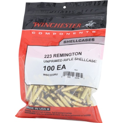 WINCHESTER UNPRIMED CASES 223 REMINGTON 100 PACK 20PK/CS