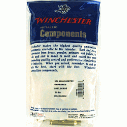 WINCHESTER UNPRIMED CASES 308 WIN 50 PACK 20PK/CS