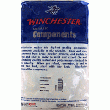 WINCHESTER UNPRIMED CASES 357 MAGNUM 100 PACK 20PK/CS