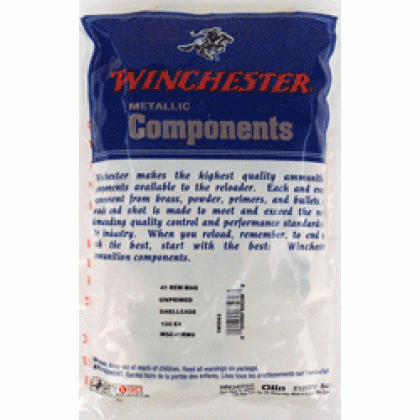 WINCHESTER UNPRIMED CASES 41 REM MAG 100 PACK 20PK/CS