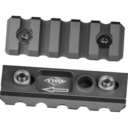 YHM RAIL SECTION KEYMOD TO PICATINNY 5-SLOT