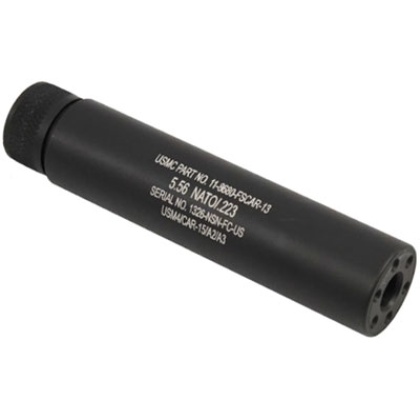 GUNTEC AR15 SLIP OVER FAKE SUPPRESSOR BLACK