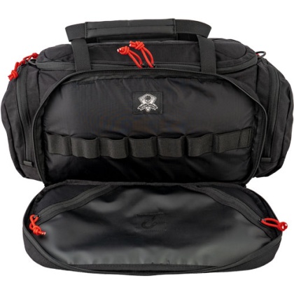 GREY GHOST GEAR RANGE BAG BLACK W/RED ZIPPER PULLS