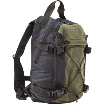 GREY GHOST GEAR THROWBACK BAG BLACK/OLIVE DRAB