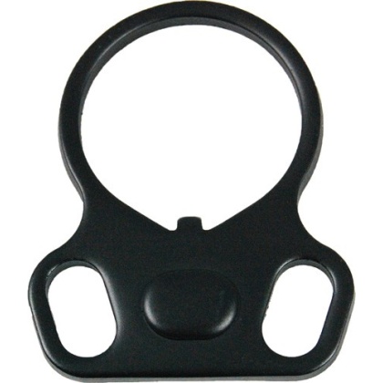 GUNTEC AR15 SINGLE POINT SLING ADAPTER AMBI BLACK