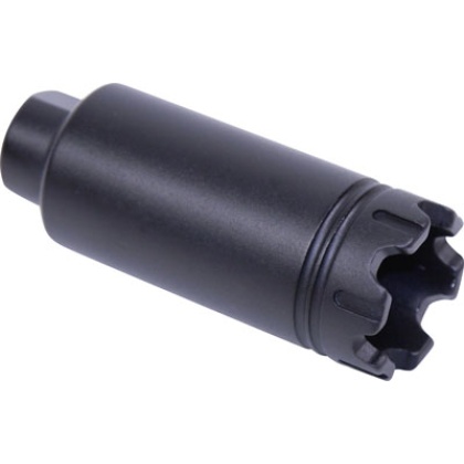 GUNTEC AR15 SLIM FLASH CAN TRIDENT W/ GLASS BREAKER BLACK