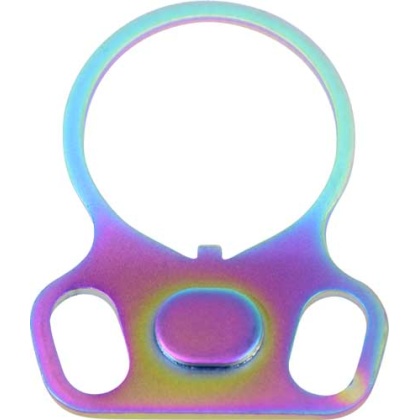 GUNTEC AR15 AMBI SINGLE POINT SLING ADAPTER RAINBOW PVD