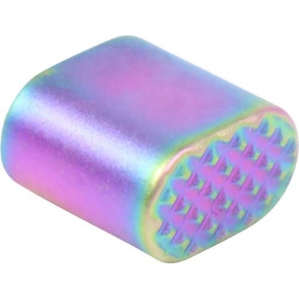 GUNTEC AR15 EXTENDED MAG BUTTON RAINBOW PVD COATED