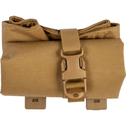 GREY GHOST GEAR ROLL-UP DUMP POUCH LAMINATE COYOTE BROWN