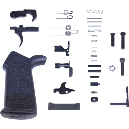 GUNTEC COMPLETE LOWER PARTS KIT AR10 W/ ERGONOMIC GRIP