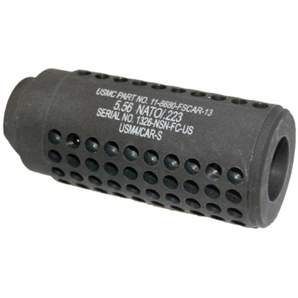 GUNTEC AR15 FAKE SUPPRESSOR SOCOM MINI 1/2X28 TPI BLACK