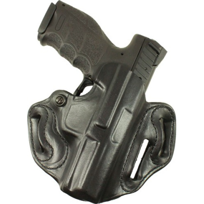 DESANTIS SPEED SCABBARD HOLSTR RH OWB LEATHER LCR 1 7/8" BLK