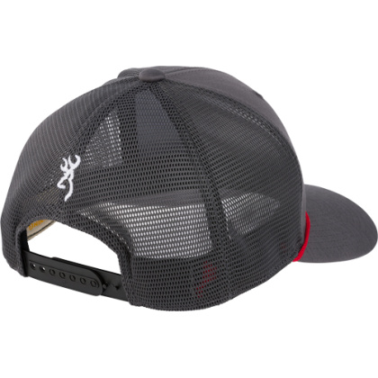 BROWNING CAP MASON 110 MESH BACK REC PATCH W/ROPE CHARCL*!