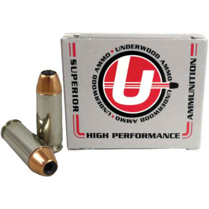 UNDERWOOD 10MM 150GR JHP 20RD 10BX/CS