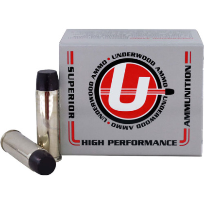 UNDERWOOD 500 SW MAG 440GR LEAD FLAT NOSE 20RD 10BX/CS <