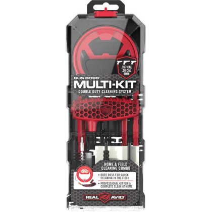 REAL AVID GUN BOSS MULTI-KIT .357/.38/9MM W/ BORE BOSS