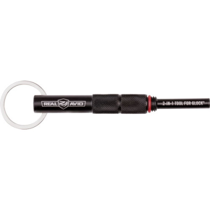 REAL AVID 2-IN-1 TOOL FOR GLOCK DISASEMBLY & FRONT SIGHT
