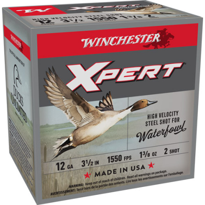 WINCHESTER XPERT STEEL 12GA 3.5" 1-338OZ #2 25RD 10BX/CS
