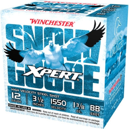 WINCHESTER SNOW GOOSE 12GA 3.5" 1-3/8OZ #BB 25RD 10BX/CS
