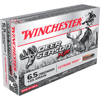 WINCHESTER DEER XP 6.5 CM 125GR EXTREME PT 20RD 10BX/CS
