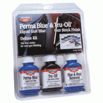 B/C DELUXE PERMA BLUE/TRU-OIL COMPLETE FINISHING KIT