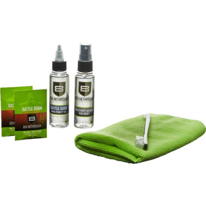 BREAKTHROUGH BASIC KIT 2OZ SOLVT & OIL MICRO TWL NYLON BR
