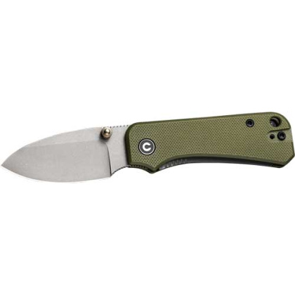 CIVIVI KNIFE BABY BANTER 2.34" GREEN G10/GRAY STONEWASH