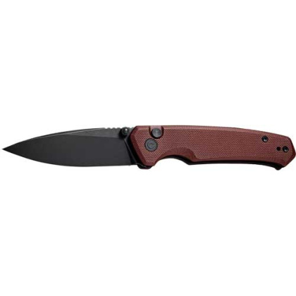 CIVIVI KNIFE ALTUS 2.97" BURGUNDY G10/BLK STNWSH BLADE