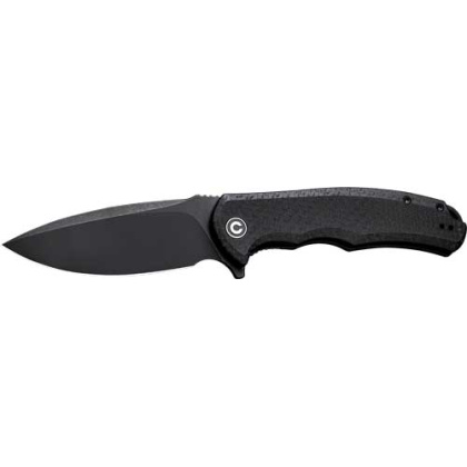 CIVIVI KNIFE PRAXIS 3.75" BLK COARSE MICARTA/BLK STONEWASHED