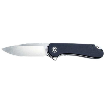 CIVIVI KNIFE ELEMENTUM 2.96" BLACK G10/SATIN D2 LINER LOCK