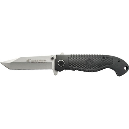 S&W KNIFE SPECIAL TACTICAL RUBBER COATED 3.5\