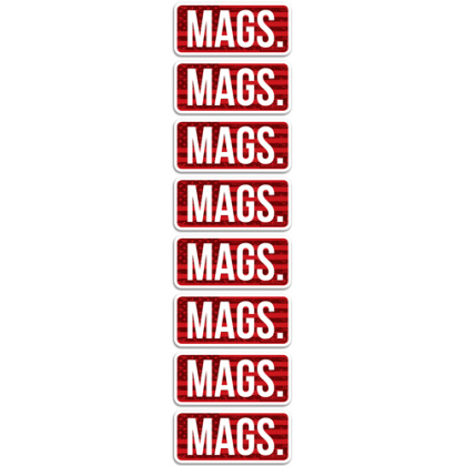 MTM AMMO CALIBER LABELS MAGS 8-PACK