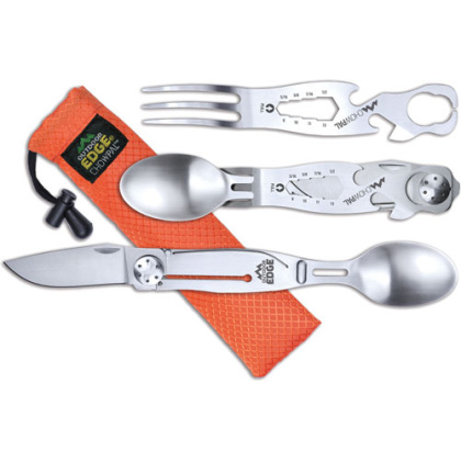 OUTDOOR EDGE CHOWPAL MEALTIME MULTITOOL W/KNIFE & ORNG POUCH