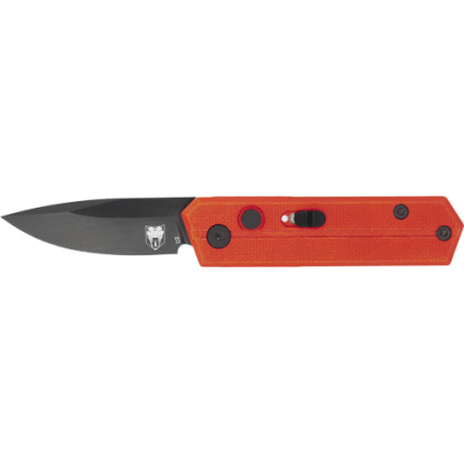 COBRATEC STINGER FOLDER 1.9" RED/BLACK D2 BLADE SD BUTTON