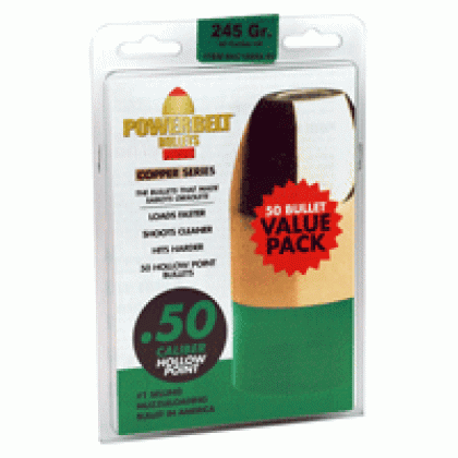 CVA POWERBELT BULLETS HP 50 CALIBER 245GR 50-COUNT*