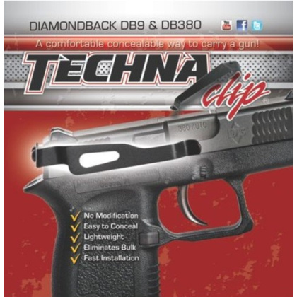 TECHNA CLIP HANDGUN RETENTION CLIP DIAMONDBACK DB380/DB9 RS