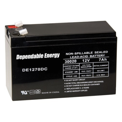 AMERICAN HUNTER BATTERY RECHARGEABLE 12V 7AMP TAB TOP