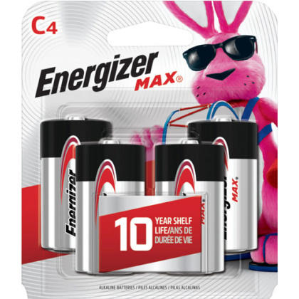 ENERGIZER MAX BATTERIES C 4-PACK