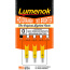 LUMENOK LIGHTED NOCK XBOW HD ORANGE CRESCENT EASTON 3PK
