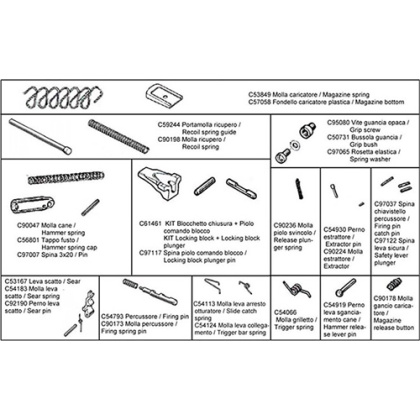 BERETTA SPARE PARTS KIT FOR 92 SERIES PISTOLS