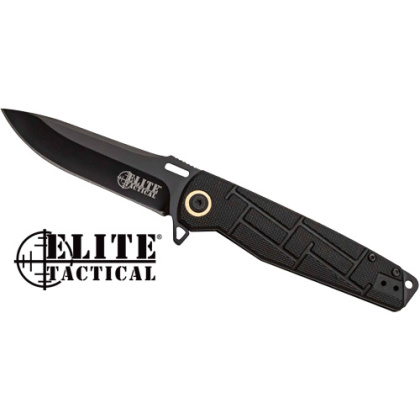 MC ELITE TACTICAL READINESS 3.5" DROP POINT FLDR BLK/BLK