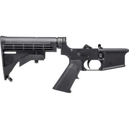 AERO PRECISION AR15 COMPLETE LOWER RECEIVER W/ A2 GRIP BLK