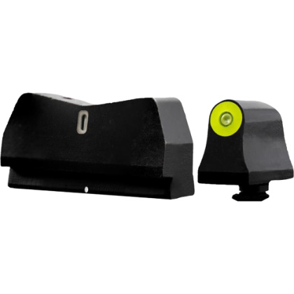 XS DXT2 BIG DOT FOR GLOCK 17- 38 YLLW SUPPRESSOR HGT EXP SET