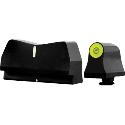 XS DXW2 BIG DOT FOR GLOCK 17- 38 YLLW SUPPRESSOR HGT EXP SET