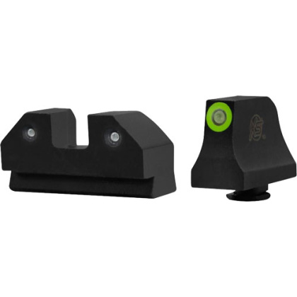 XS R3D FOR GLOCK 43X/48 3-DOT GREEN TRITIUM SET