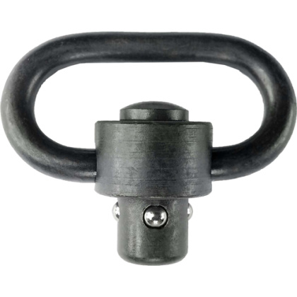GROVTEC SINGLE HD PUSH BUTTON SWIVEL BLACK 1 1/2" 1-PACK
