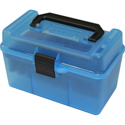 MTM DELUXE AMMO BOX 50-ROUNDS RIFLE 223 REM TO 204 RUGER CB