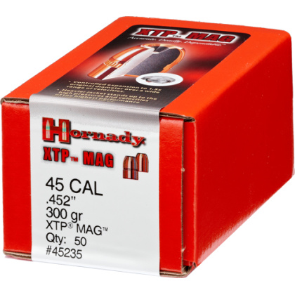 HORNADY BULLETS 45 CAL .452 300GR JHP MAG 50CT 15BX/CS